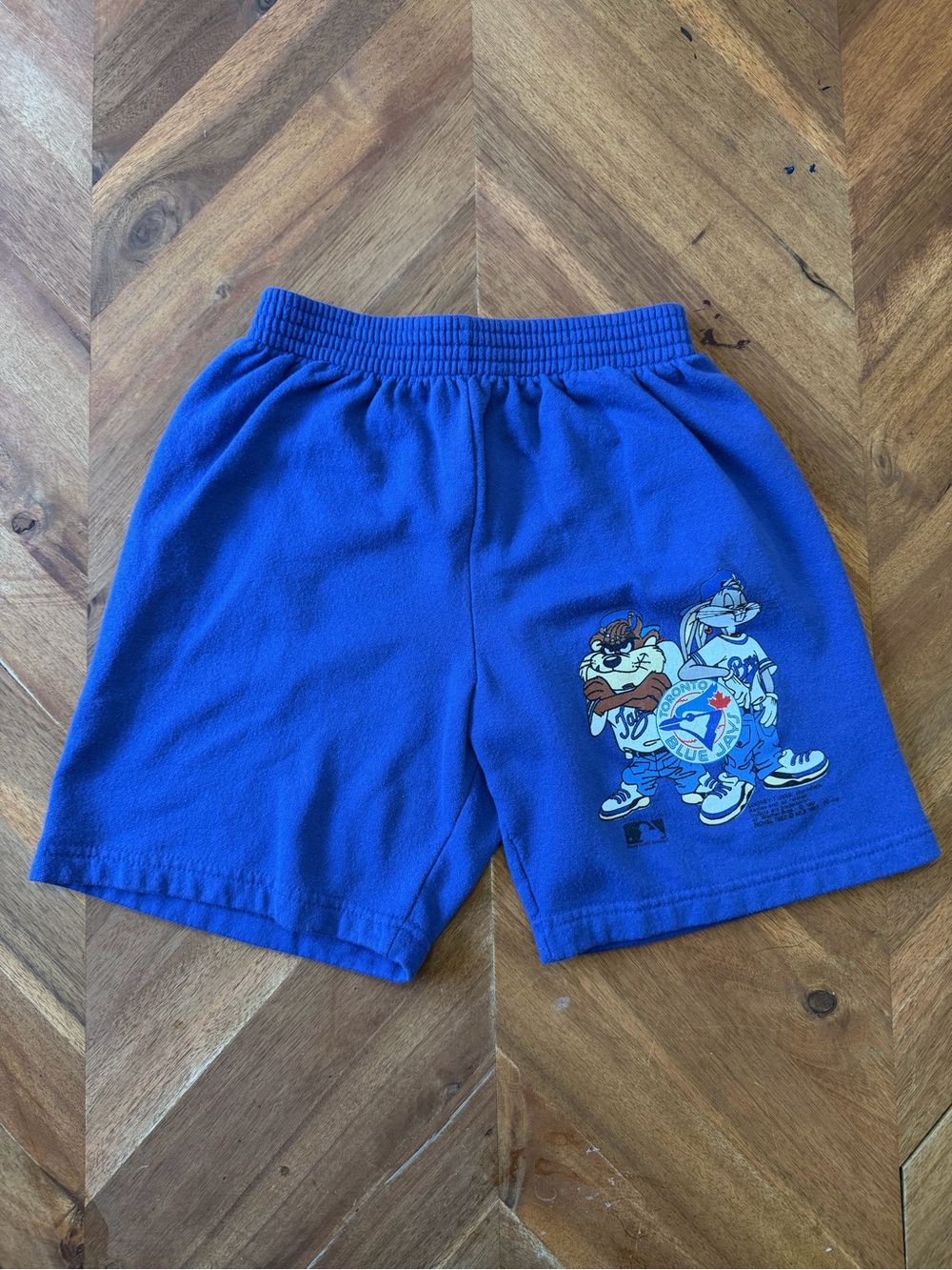 Vintage Looney Tubes Toronto Blue Jays Youth Large Shorts Made in Canada